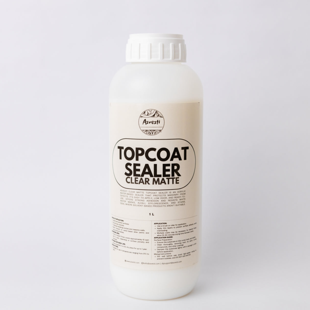 Clear Matte Topcoat Sealer