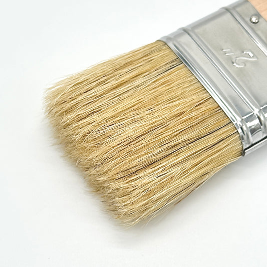 Bristle Paint Brush - Flat Paint Brush for DIY